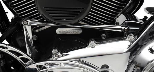 ARLEN NESS Shift Rod - Deep Cut - Round - Chrome 19-930