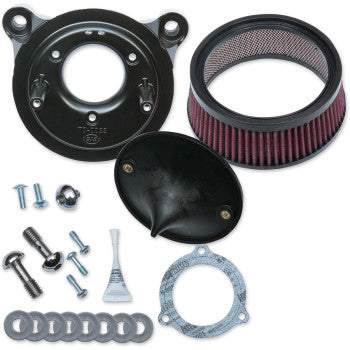 S&S CYCLE Super Stock* Stealth Air Cleaner Kit - Black 170-0301B