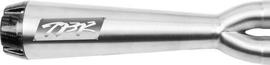 Comp S 2in1 Exh Flfb/Fxbr/Fxdr Brushed W/Cf End Cap