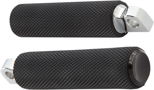 ARLEN NESS Footpegs - Knurled - Black 07-925