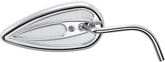 ARLEN NESS Mirror - Side View - Teardrop - Chrome - Right 13-036