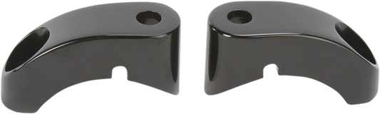 ARLEN NESS Turn Signal Mounts - 39 mm Front Forks - Black 12-738