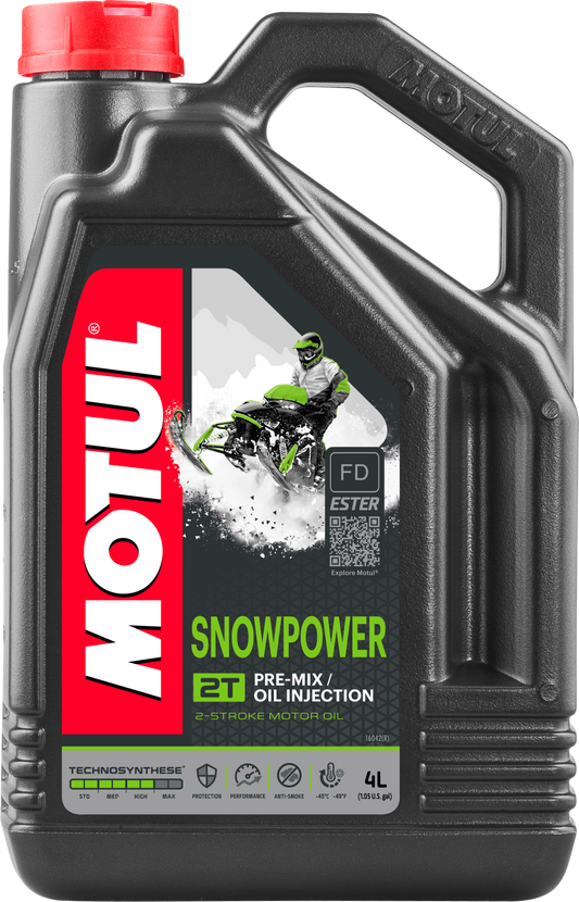 Snowpower Ester Engine Oil 2t 4l 4/Case