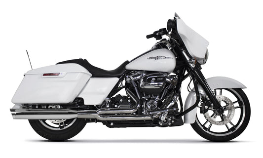 Comp S 2in1 Exhaust Touring M8 Chrome W/Pol Slash End Cap