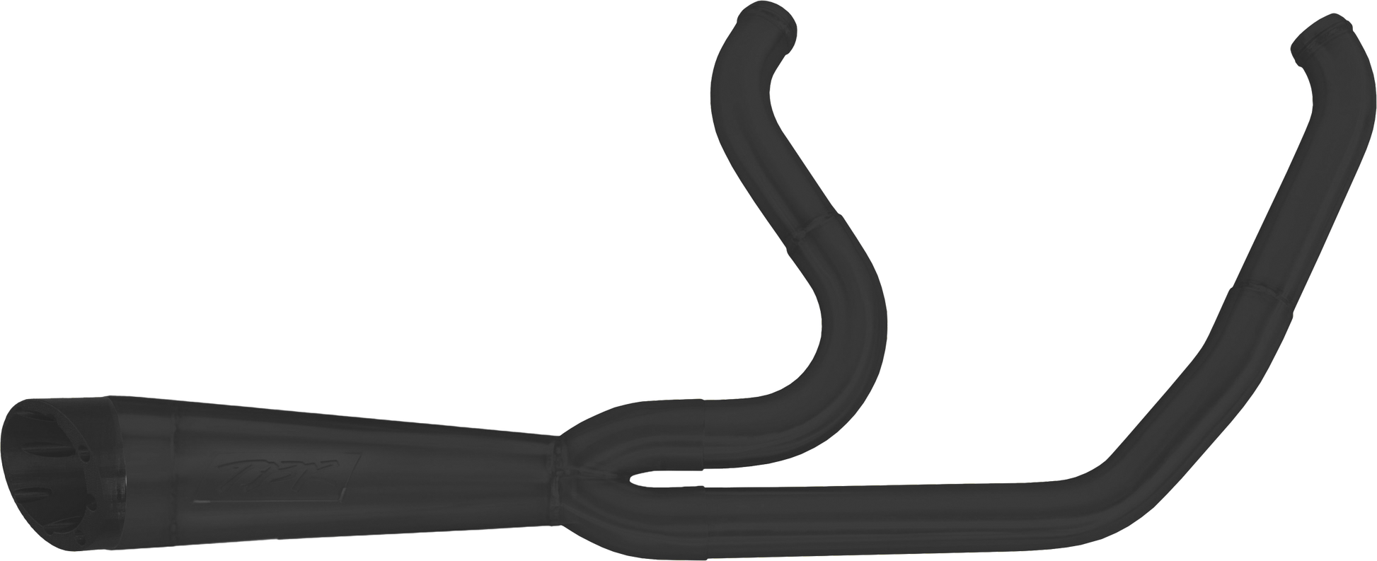 Comp S 2in1 Exhaust Touring M8 Black W/Turnout