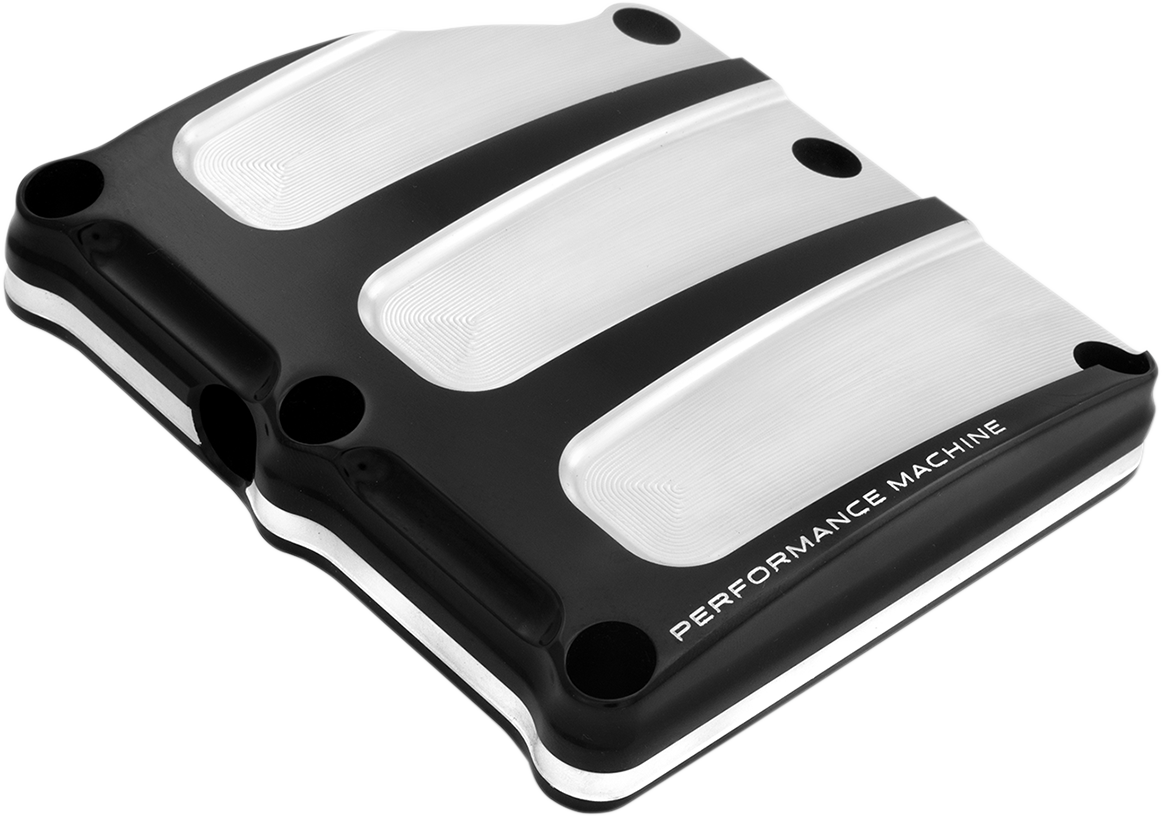PERFORMANCE MACHINE (PM) Transmission Cover - Contrast Cut* - Scallop 0203-2018-BM