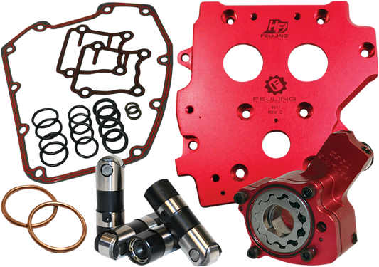 FEULING PARTS Race Series? Conversion Camplate Oil System - Twin Cam 7077