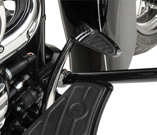 PERFORMANCE MACHINE (PM) Rear Brake Lever - '08-'13 FLH/FLT - Black 0032-1081-BM
