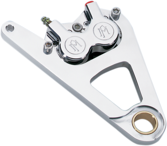PERFORMANCE MACHINE (PM) Single Disc Caliper - Front - Chrome - Springer 00-07 1230-0017-CH