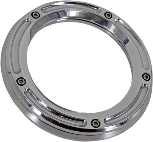 TRASK Assault Derby Cover - Chrome - Touring/Trike TM-0041CH