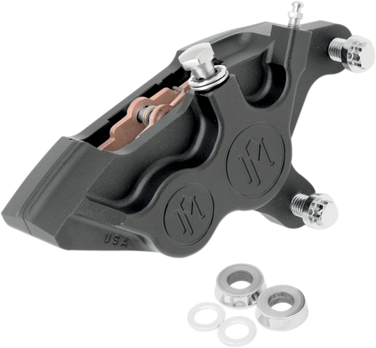 PERFORMANCE MACHINE (PM) 4-Piston Caliper - Front Right - Black Ops* - 11.5" 0053-2920-SMB