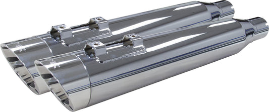 Comp S Slip On Touring Tc Chrome W/Pol Slash End Cap