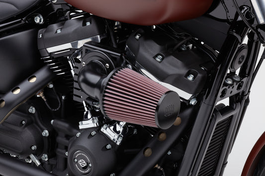 Cone Air Intake System Black/Black Flh/Flt 17 22