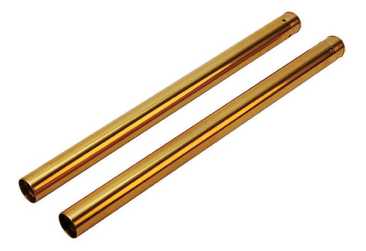 GP SUSPENSION TI-NITRATE/GOLD 24 7/8" FORK TUBES MODIFIED *FOR USE ONLY WITH GP SUSPENSION 25MM CARTRIDGE KIT