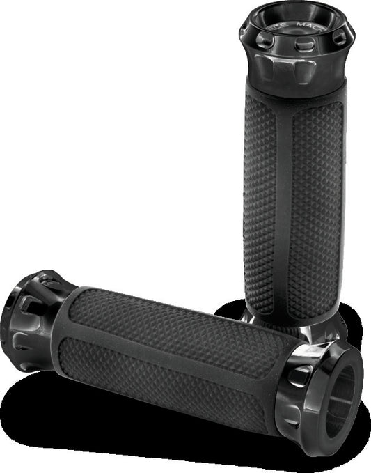Performance Machine Overdrive Grip Set  - Black Ano