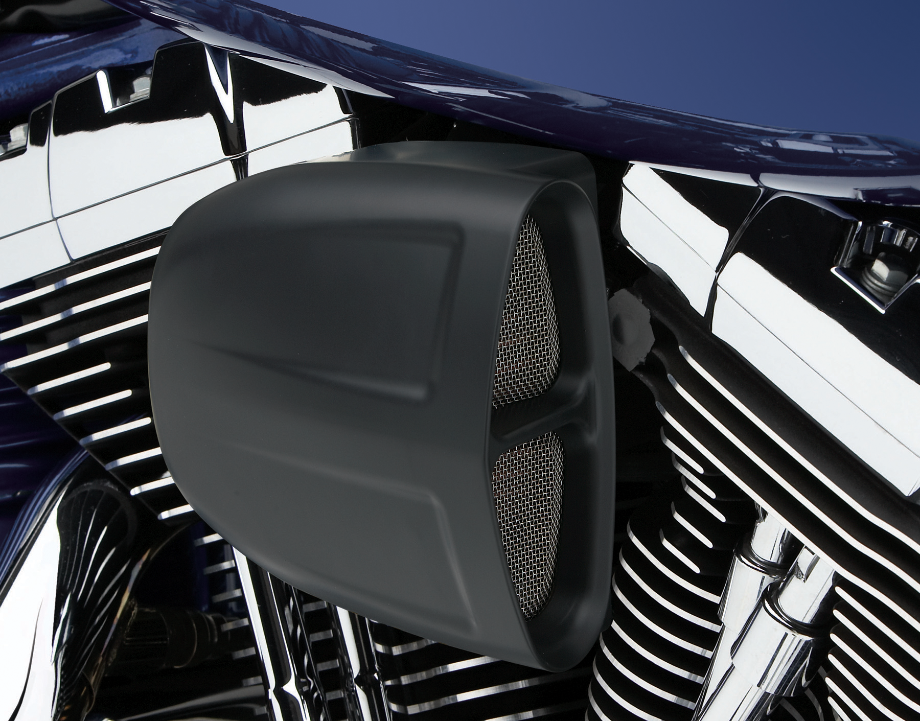 Air Intake Plain Black Kaw Vn900 06 19