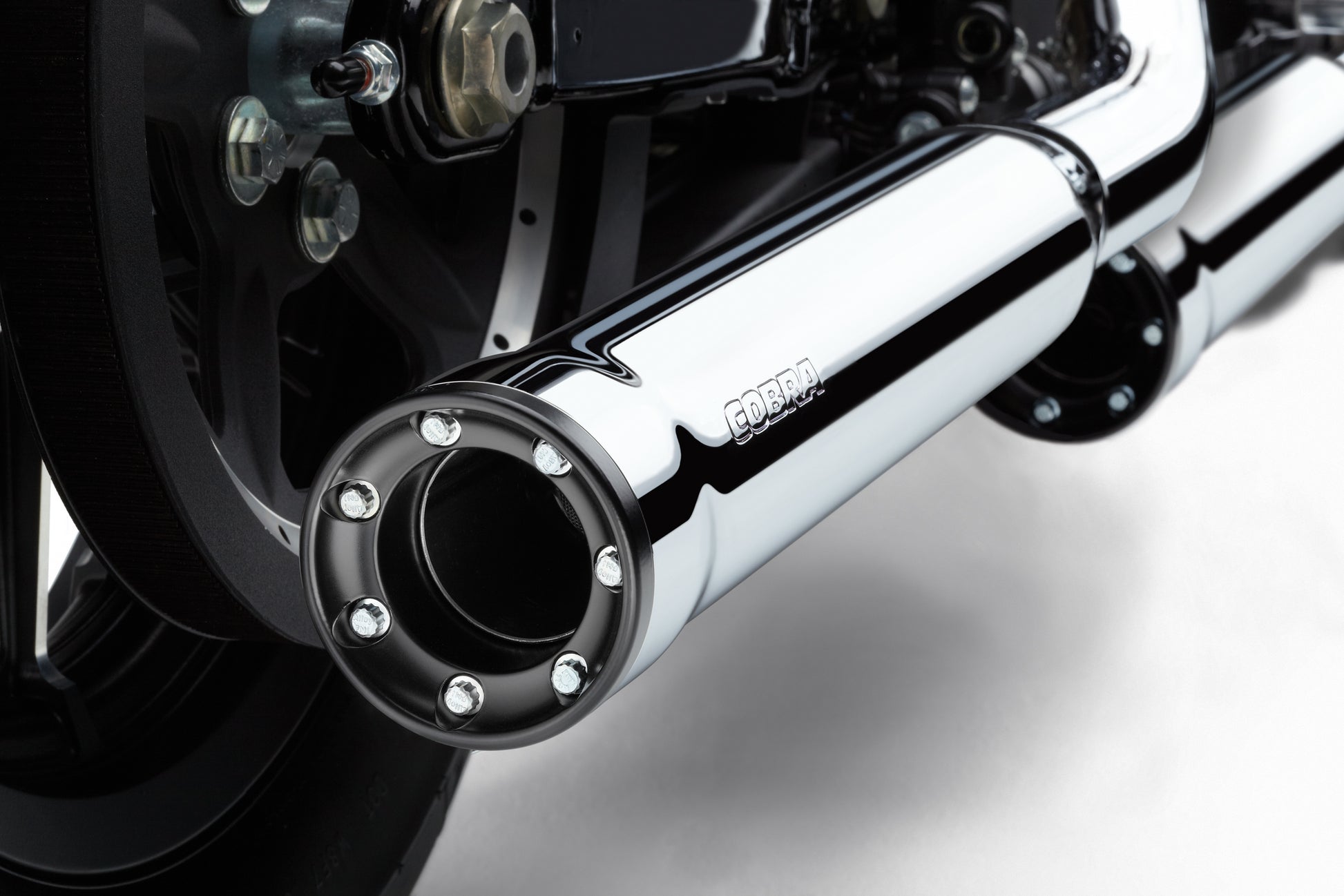 3" Rpt Slip Ons Chrome Sportster 14 22
