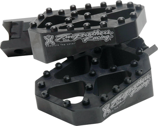 Grom Billet Footpegs Black