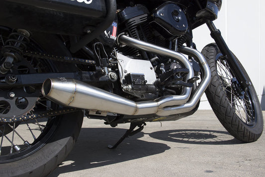 Comp S 2in1 Exhaust Sportster Gen 2 Brushed