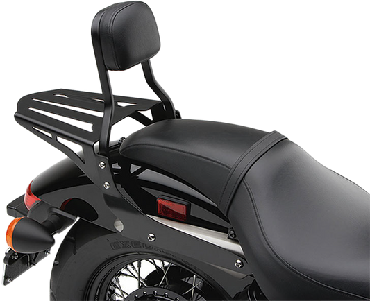Sissy Bar Luggage Rack Formed Black