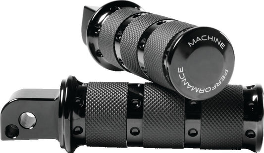 Performance Machine Footpegs XLS Passenger - Black Ano