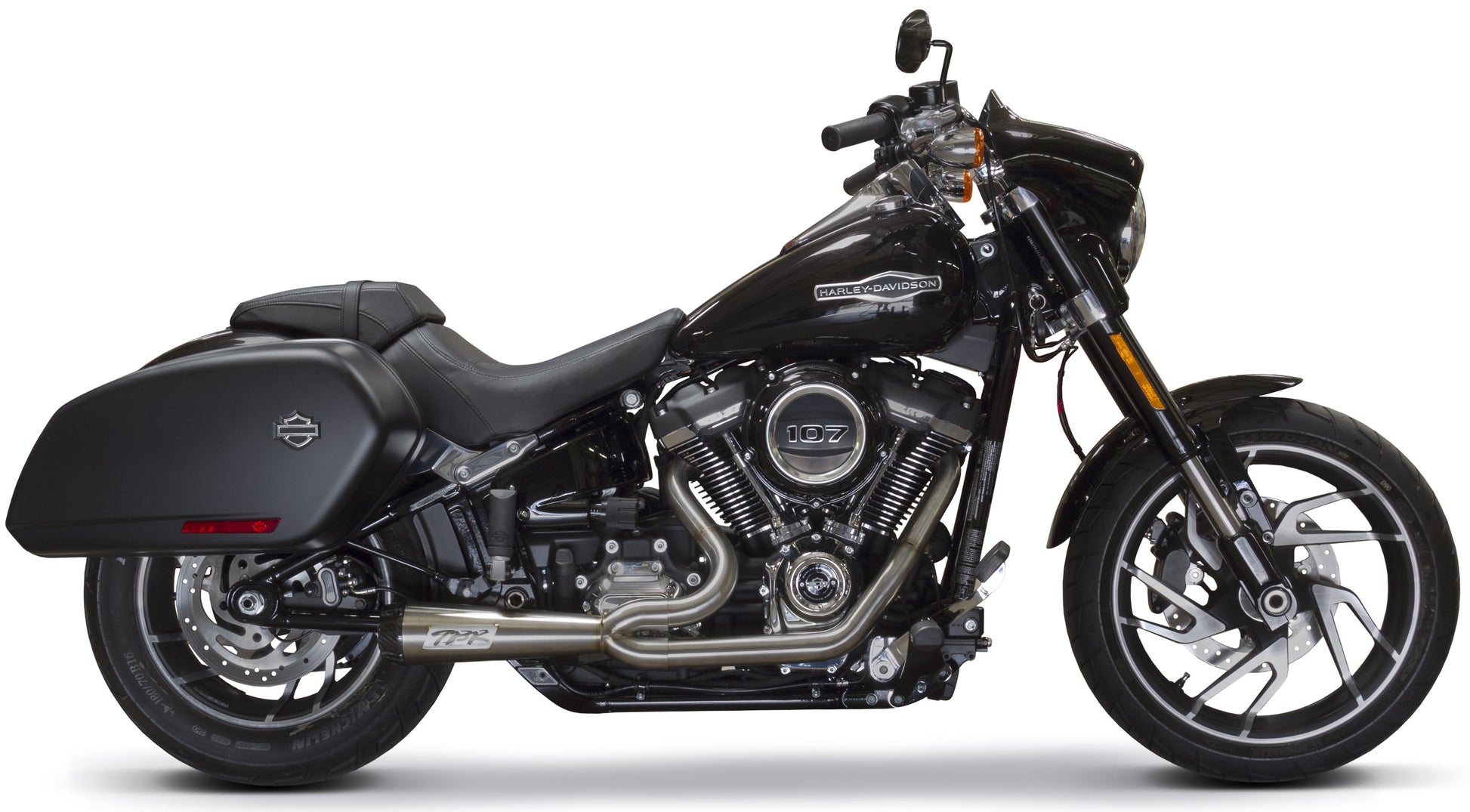 Comp S 2in1 Exhaust Flsb/Flhc Polished W/Cf End Cap