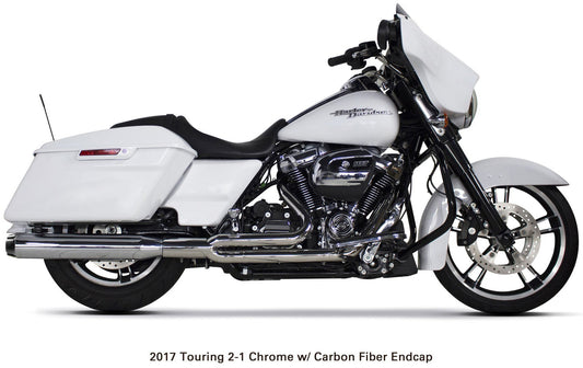 Comp S 2in1 Exhaust Touring M8 Chrome W/Cf End Cap