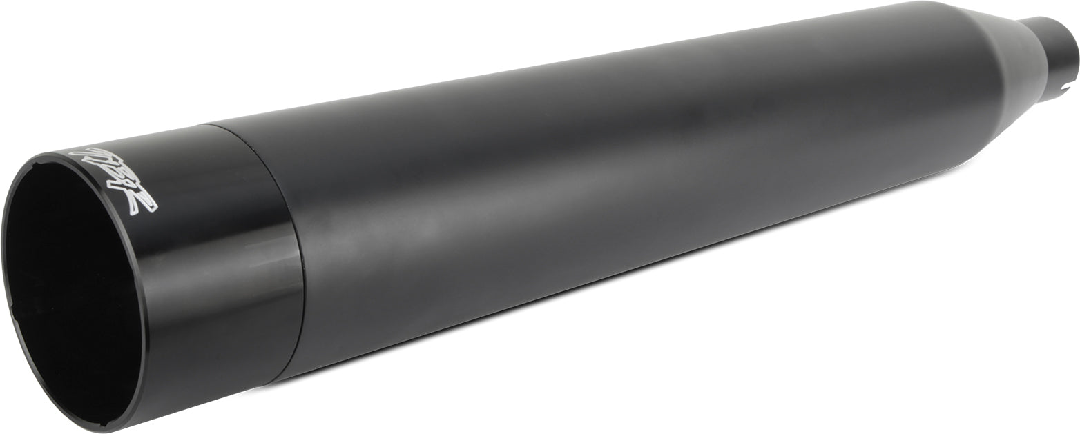 Comp S 2in1 Exhaust Touring M8 Black W/Black End Cap