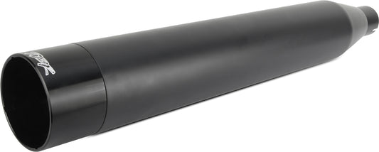 Comp S 2in1 Exhaust Touring M8 Black W/Black End Cap