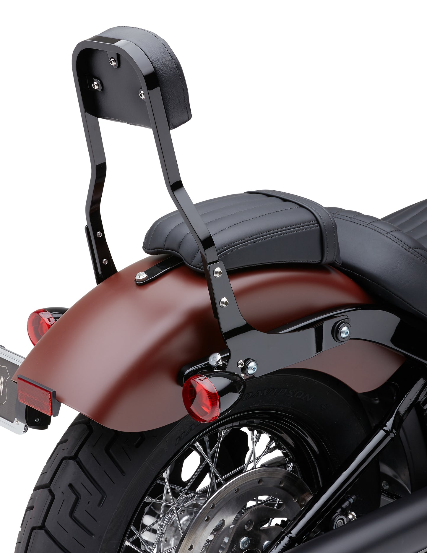 Detachable Backrest Short Black Flde/Flsl/Fxbb 18 22