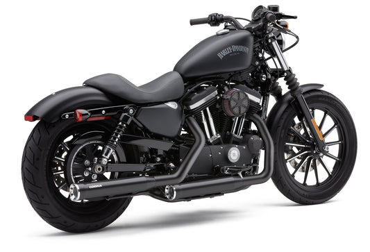 3" Rpt Slip Ons Black Sportster 14 22