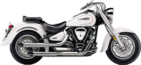 Blvd Slashcut Slip On Chrome Yam V Star 1100