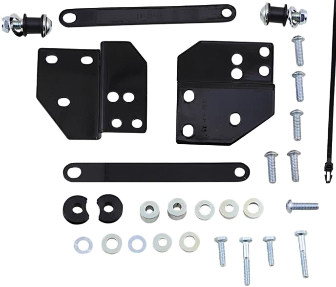 Front Docking Kit Chrome Flh/Flt 97 08