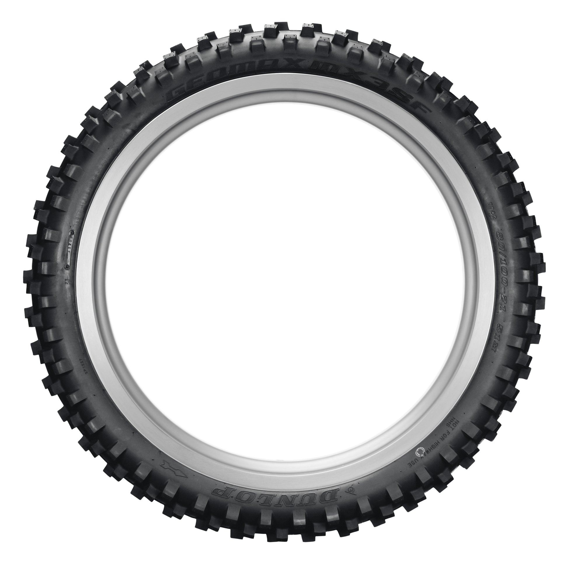 Dunlop Geomax MX3S Front Tire - 80/100-21 M/C 51M TT