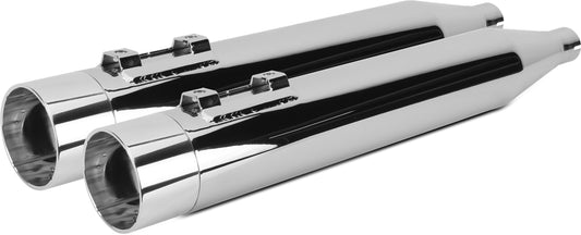 Comp S Slip On Touring M8 Chrome W/Polished End Cap