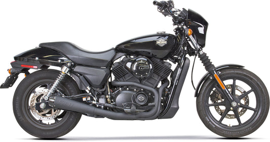 Comp S 2in1 Exhaust Street 750 Black W/Carbon Fiber End Cap