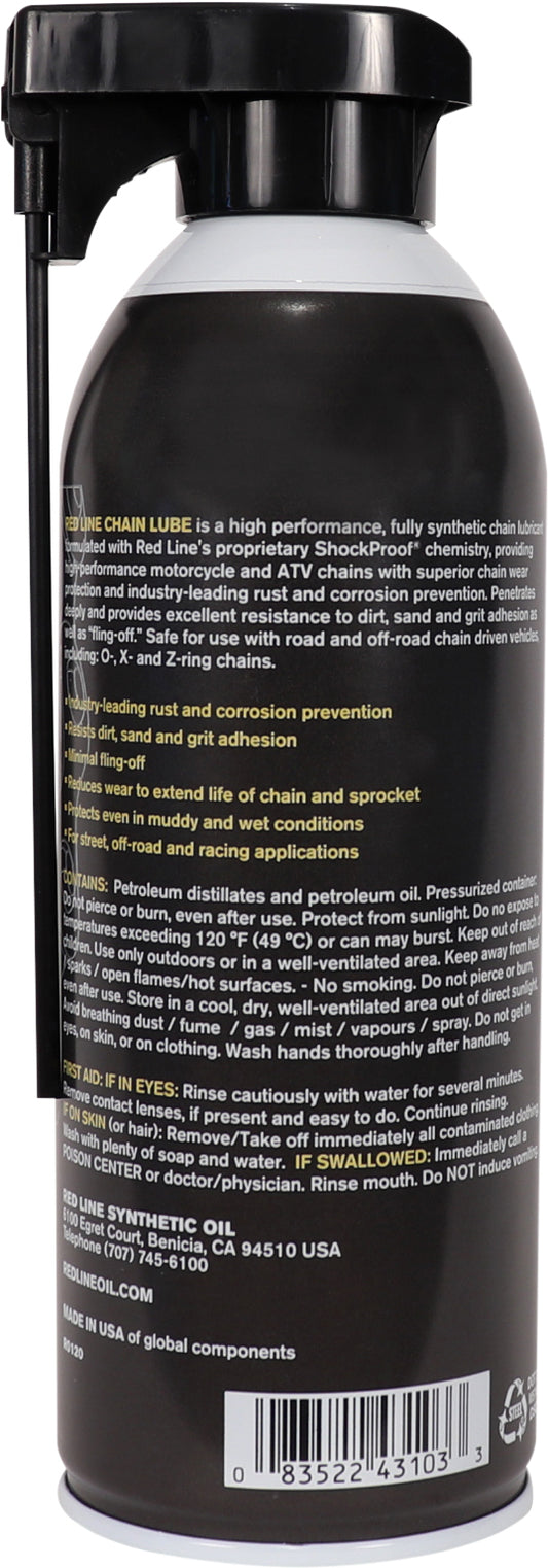 Chain Lube /W Shockproof 13oz 6/Case