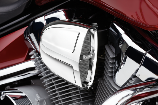Air Intake Swept Chrome Kaw Vn900 06 19