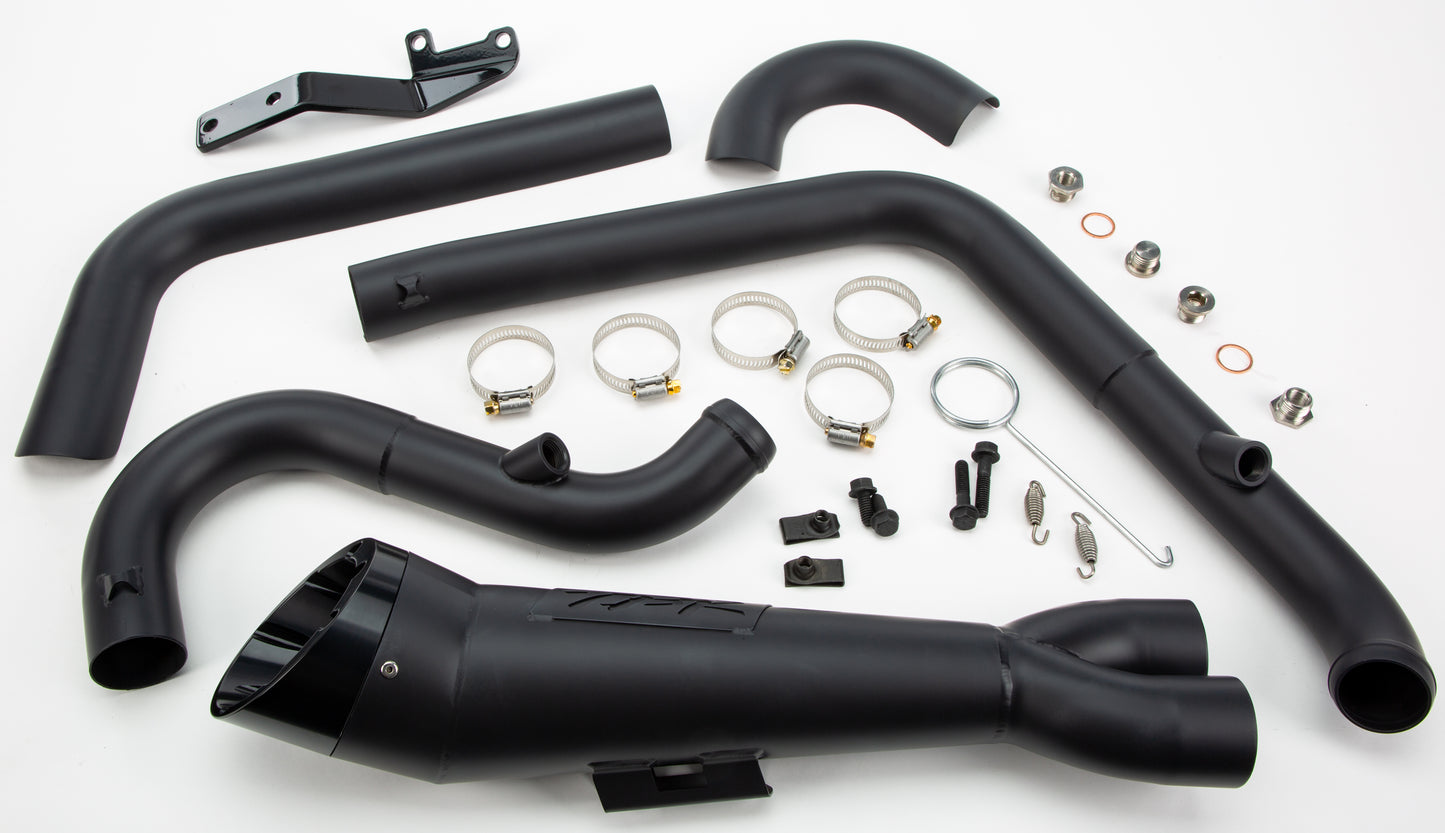 Comp S 2in1 Exhaust Dyna W/Turnout Black