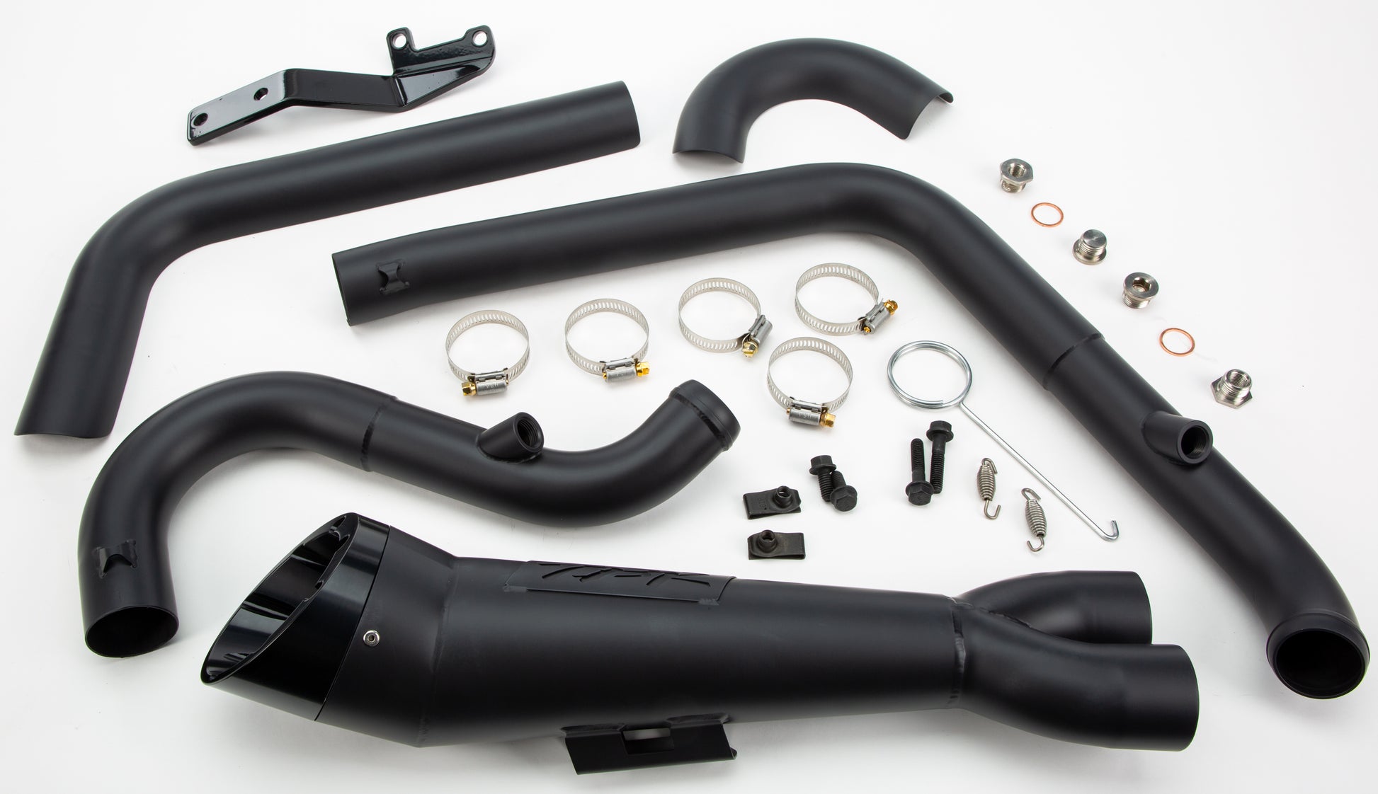 Comp S 2in1 Exhaust Dyna W/Turnout Black