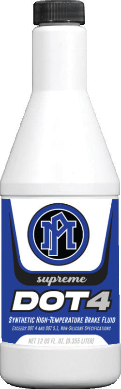 Performance Machine Supreme Dot 4 Brake Fluid 12oz.