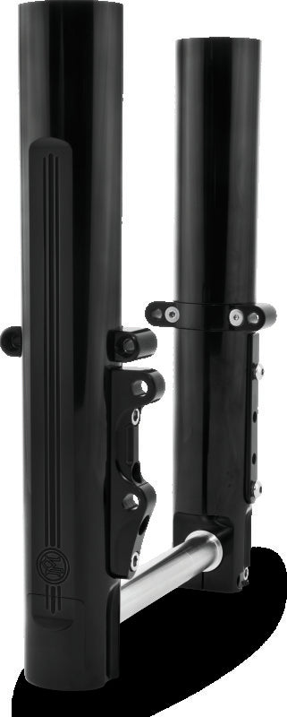Performance Machine 14-Up FL Lower Leg Assembly - Black Ano
