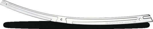 Performance Machine  Windscreen Trim Scallop - Chrome